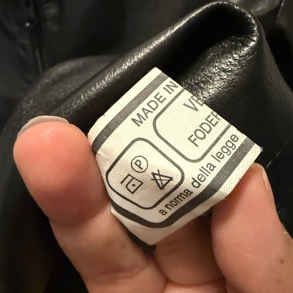 Vera Pelle Classic Black Buttery Soft Leather Jacket for Women Size 42 - Picture 6 of 9